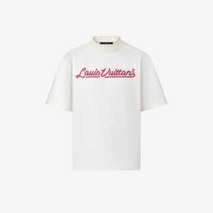 EMBROIDERED LOUIS VUITTON MOCKNECK TEE